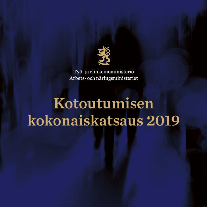 Kotoutumisen kokonaiskatsaus 2019 / Taitto ja infograafit